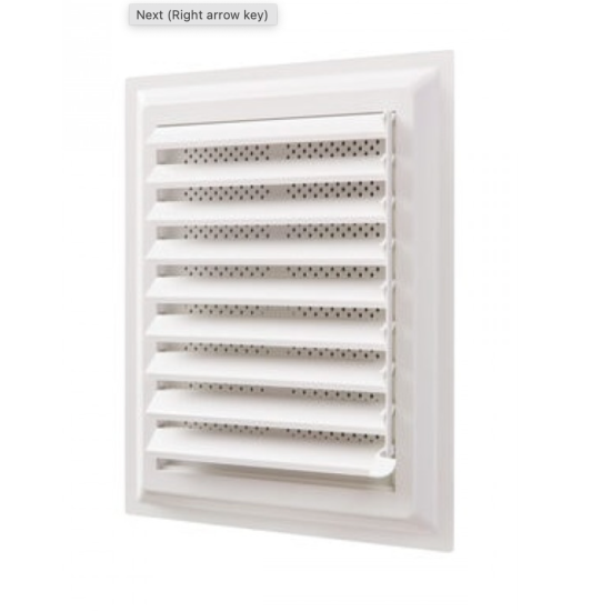 Plastik Banyo Wc Havalandırma Menfezi Yüzeysel Hareketli 54 X 54 Cm - PLASTİK BANYO WC MENFEZLERİ
