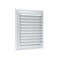 Beyaz Alüminyum 40x40 cm Menfez Banyo Havalandırma Menfezi