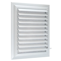 Beyaz Alüminyum 50x50 cm Menfez Banyo Havalandırma Menfezi