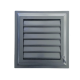 40x40 Antrasit Gri Plastik Banyo Menfezi – Havalandırma Menfezi - PLASTİK BANYO WC MENFEZLERİ