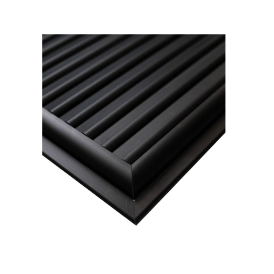 Siyah Alüminyum 35x35 cm Menfez Banyo Havalandırma Menfezi - ALÜMİNYUM YÜZEYSEL MENFEZ