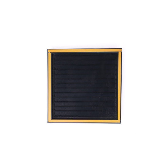 Siyah Alüminyum 40x40 cm Menfez Banyo Havalandırma Menfezi - ALÜMİNYUM YÜZEYSEL MENFEZ