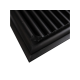 Siyah Alüminyum 50x50 cm Menfez Banyo Havalandırma Menfezi - ALÜMİNYUM YÜZEYSEL MENFEZ