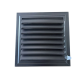 Antrasit Gri Alüminyum 50x50 cm Menfez Banyo Havalandırma Menfezi