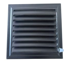 Antrasit Gri Alüminyum 45x45 cm Menfez Banyo Havalandırma Menfezi