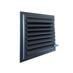 Antrasit Gri  Alüminyum 40x40 cm Menfez Banyo Havalandırma Menfezi
