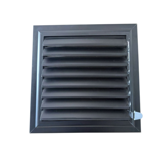 Antrasit Gri Alüminyum 35x35 cm Menfez Banyo Havalandırma Menfezi - ALÜMİNYUM YÜZEYSEL MENFEZ
