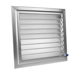 Krom Alüminyum 45x35 cm Menfez Banyo Havalandırma Menfezi