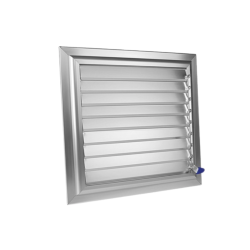 Krom Alüminyum 45x35 cm Menfez Banyo Havalandırma Menfezi